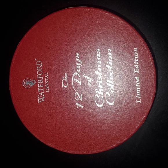 Waterford Crystal Bell Handle 12 Days Christmas Turtle Dove Original Box - Picture 10 of 12